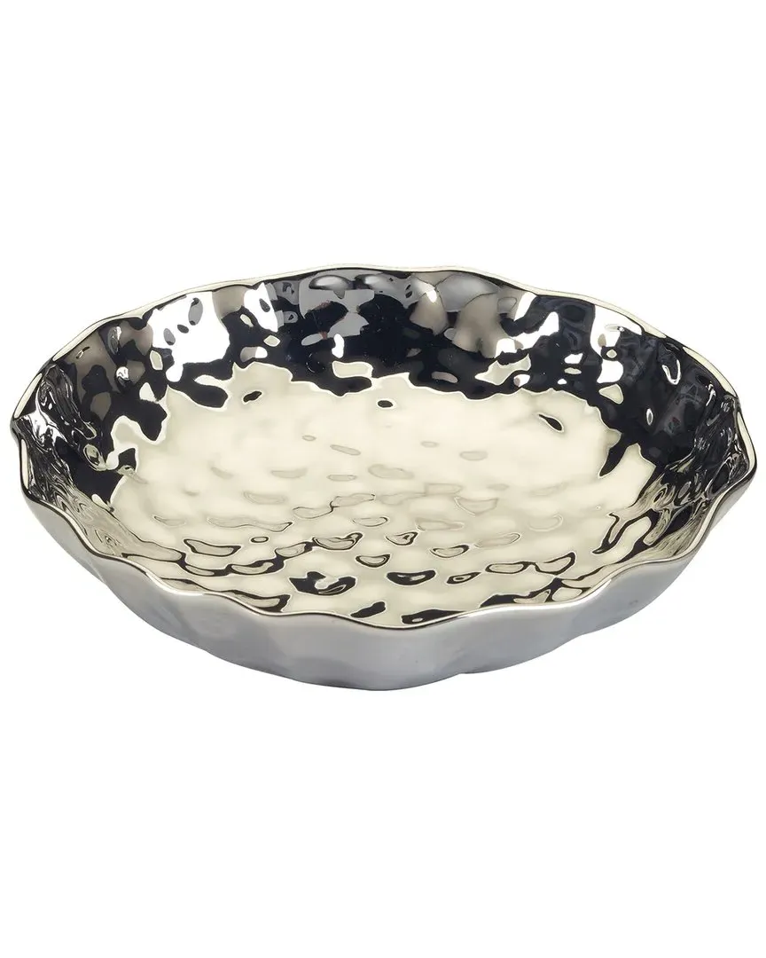 Silver Coast Serving Bowl - Porcelain