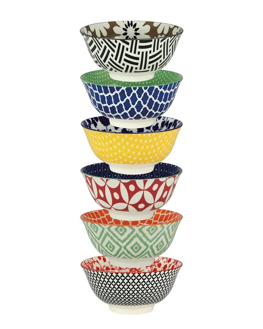 Soho Set of 6 Bowls - Porcelain image