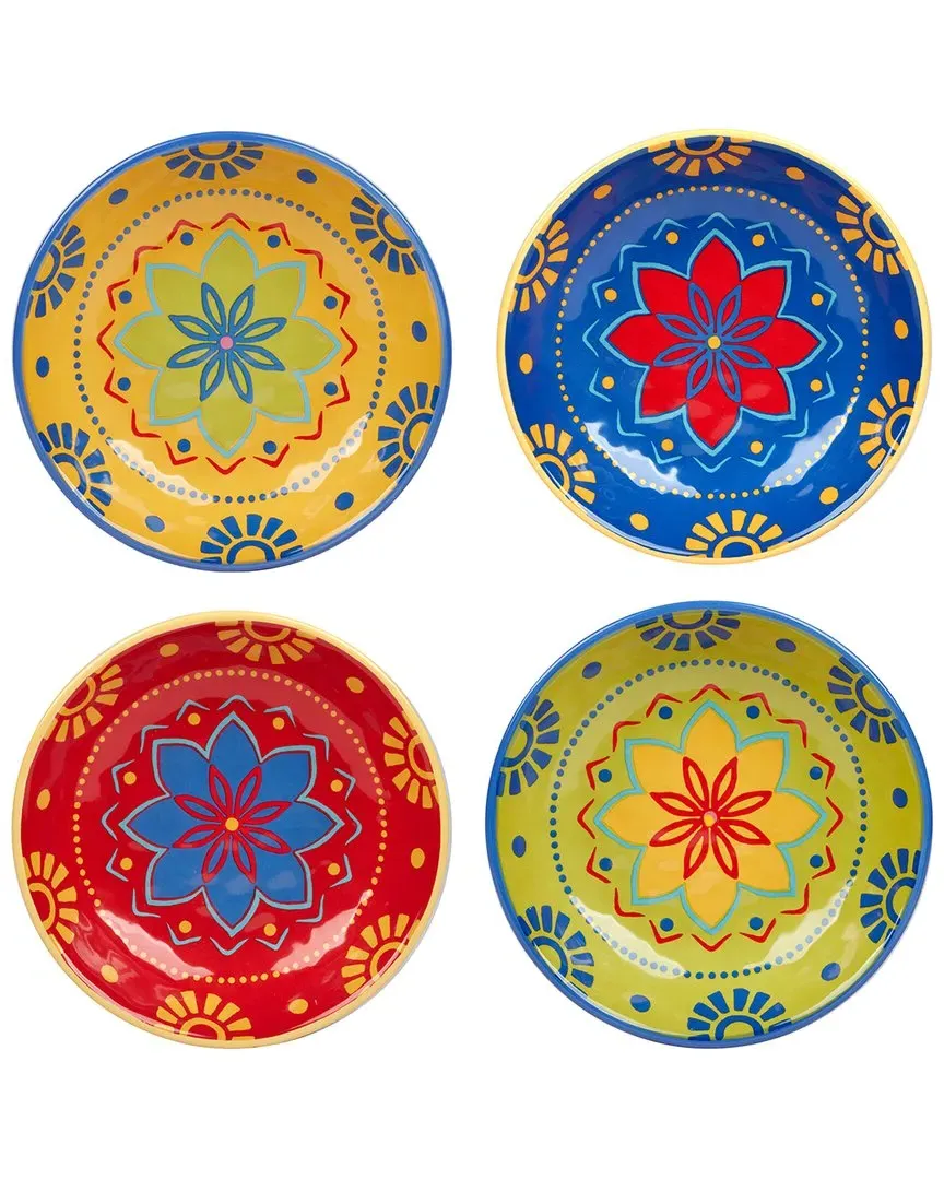 Spice Love Set of 4 Soup Bowls - Multicolor, Earthenware