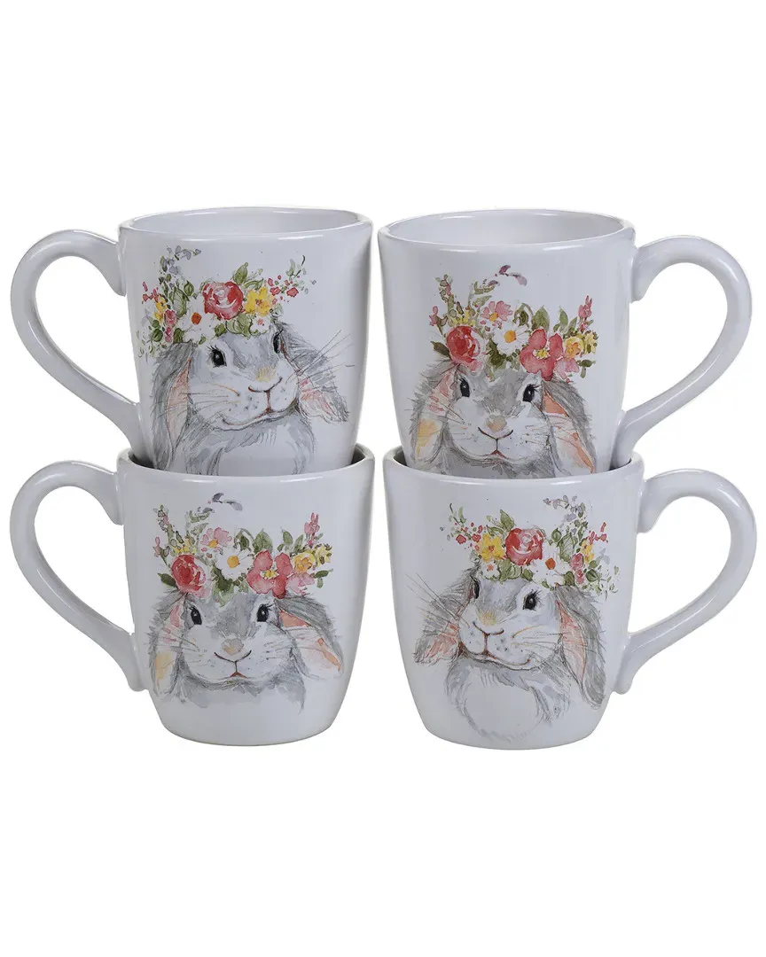 Sweet Bunny Set of 4 Mugs - 20oz