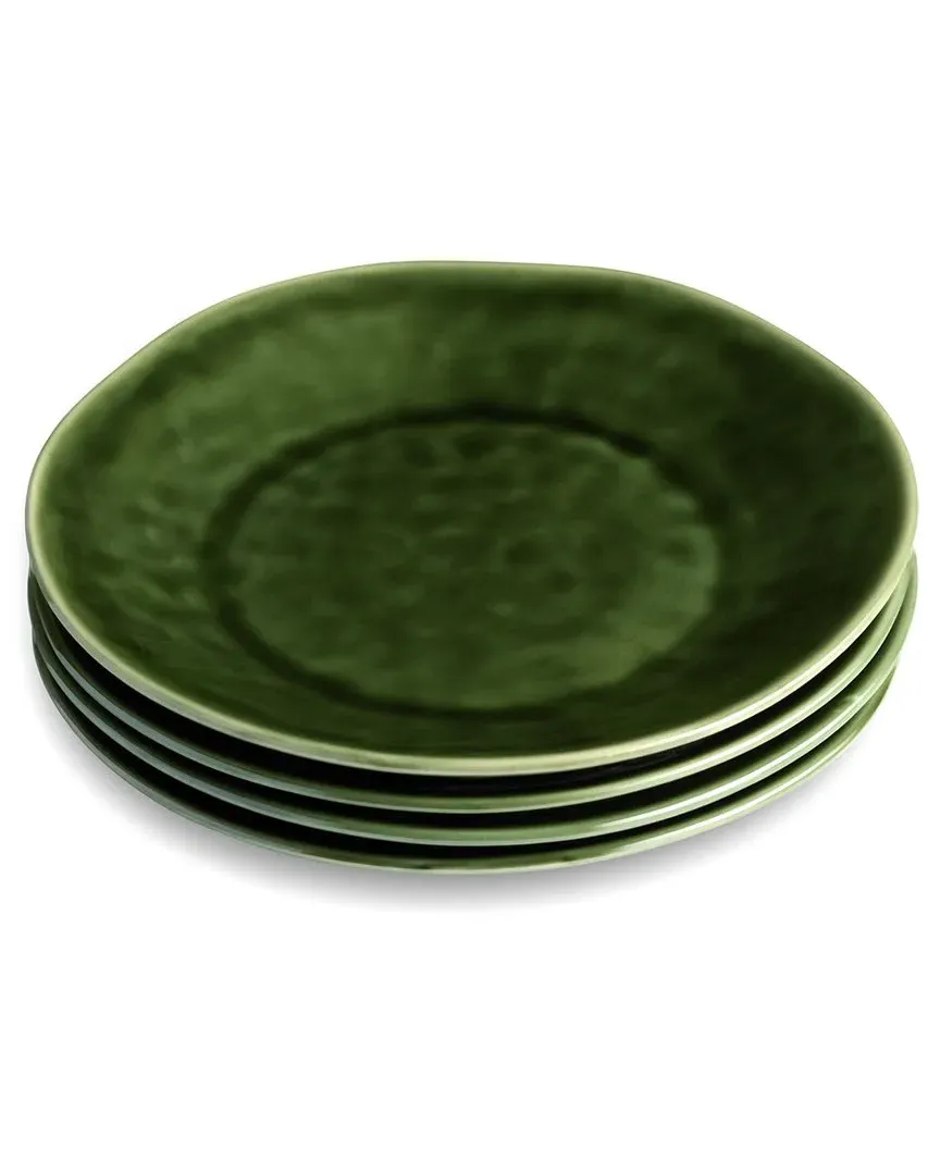 Verde Set of 4 Salad Plates - Green, Stoneware