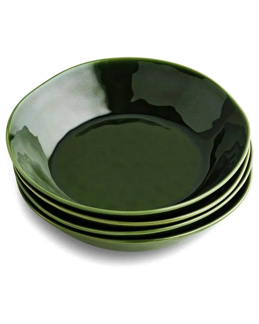 Verde Set of 4 Soup Bowls - Green