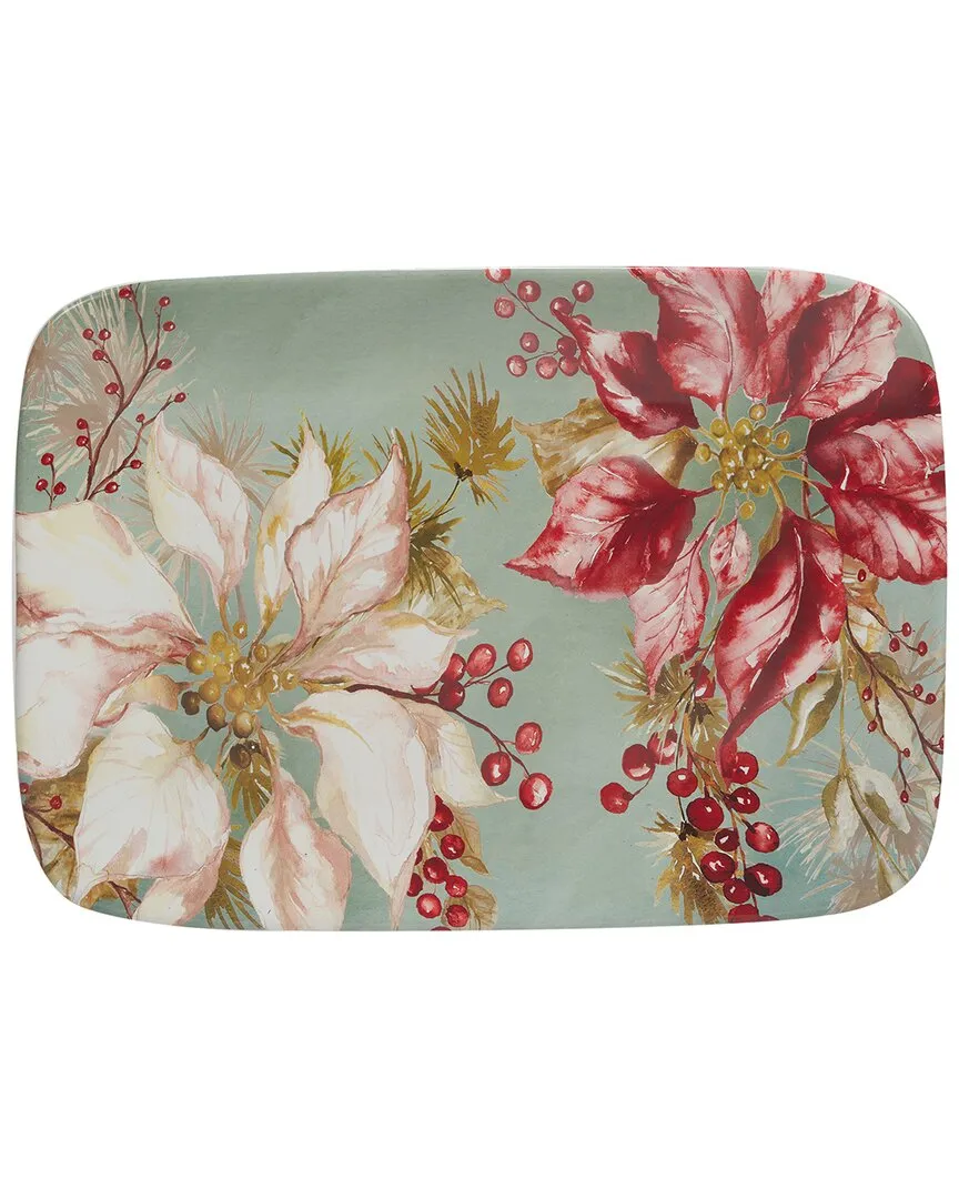 Winters Joy Rectangular Platter - Earthenware