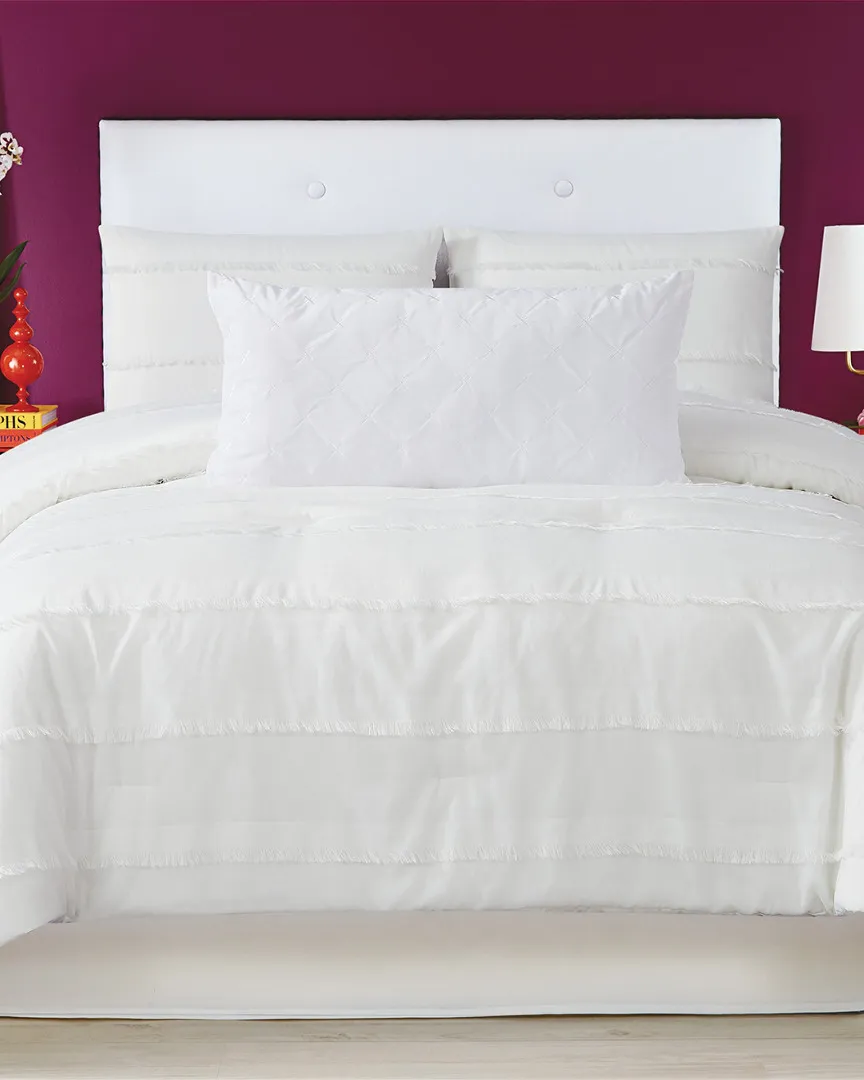Kristen Duvet Set - White, Microfiber image