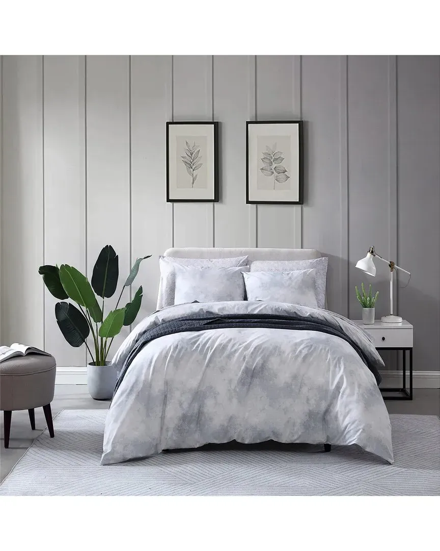 Koto Clouds Duvet Cover Set - Grey, Cotton image