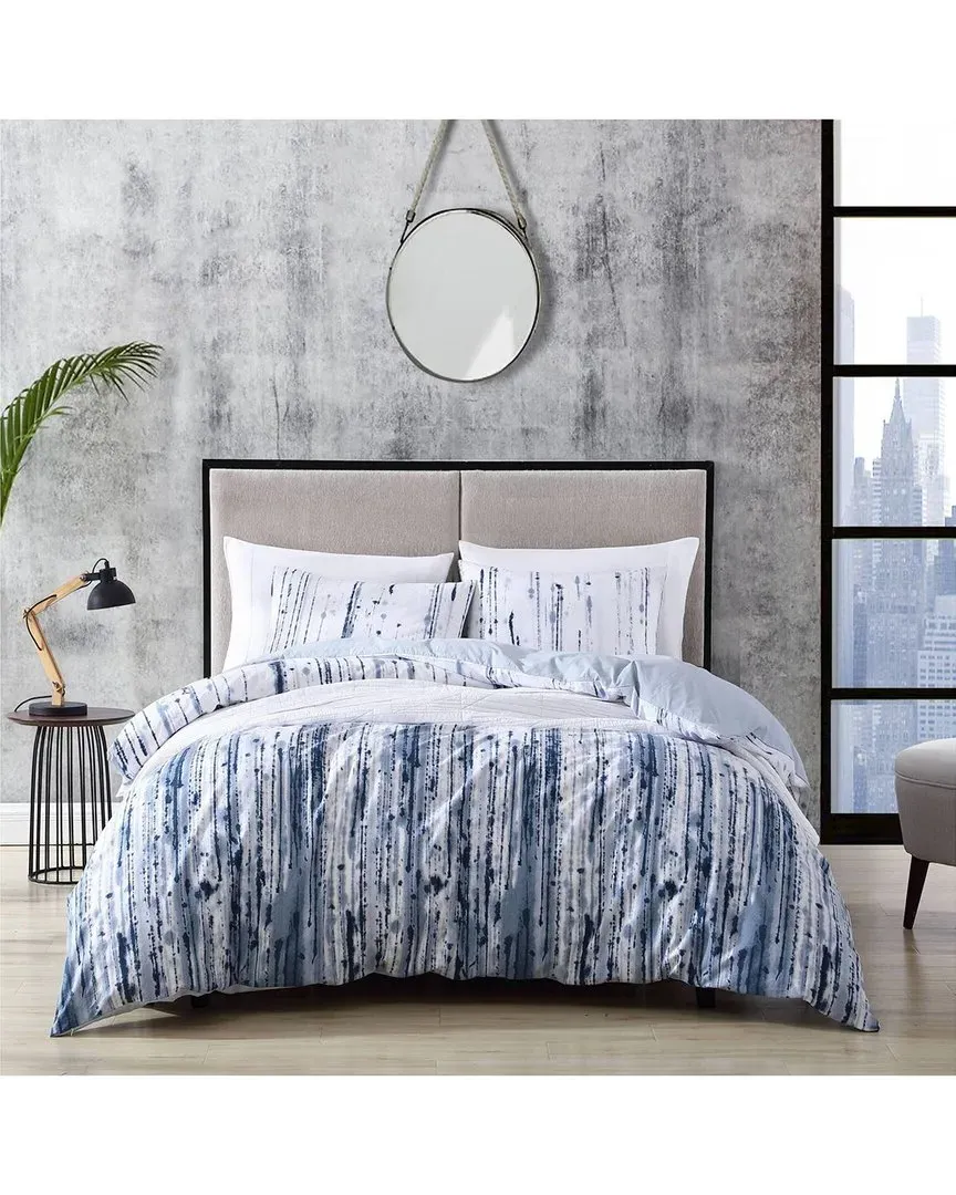 Sokal 3-Piece King Duvet Set - Indigo, Cotton image