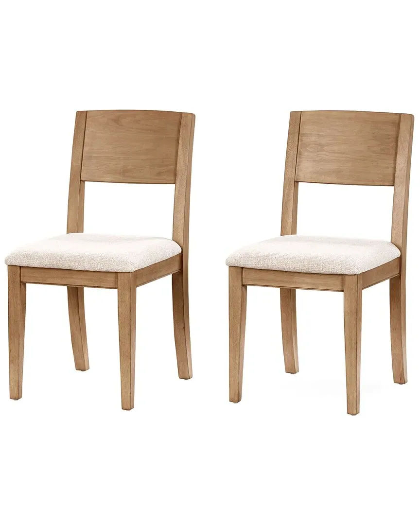 Allegra Set of 2 Dining Chairs - Meadow White, Reclaimed Pine image