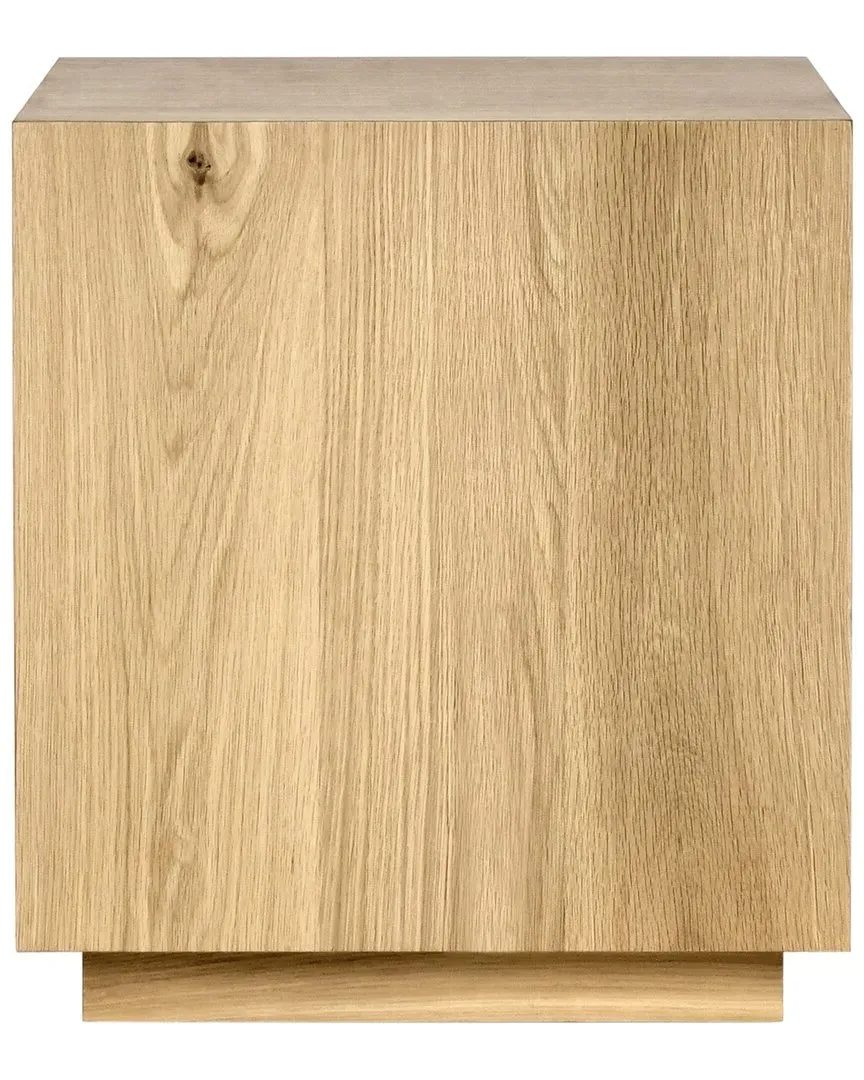 Layne 20" Square End Table - Natural, Oak Veneer image