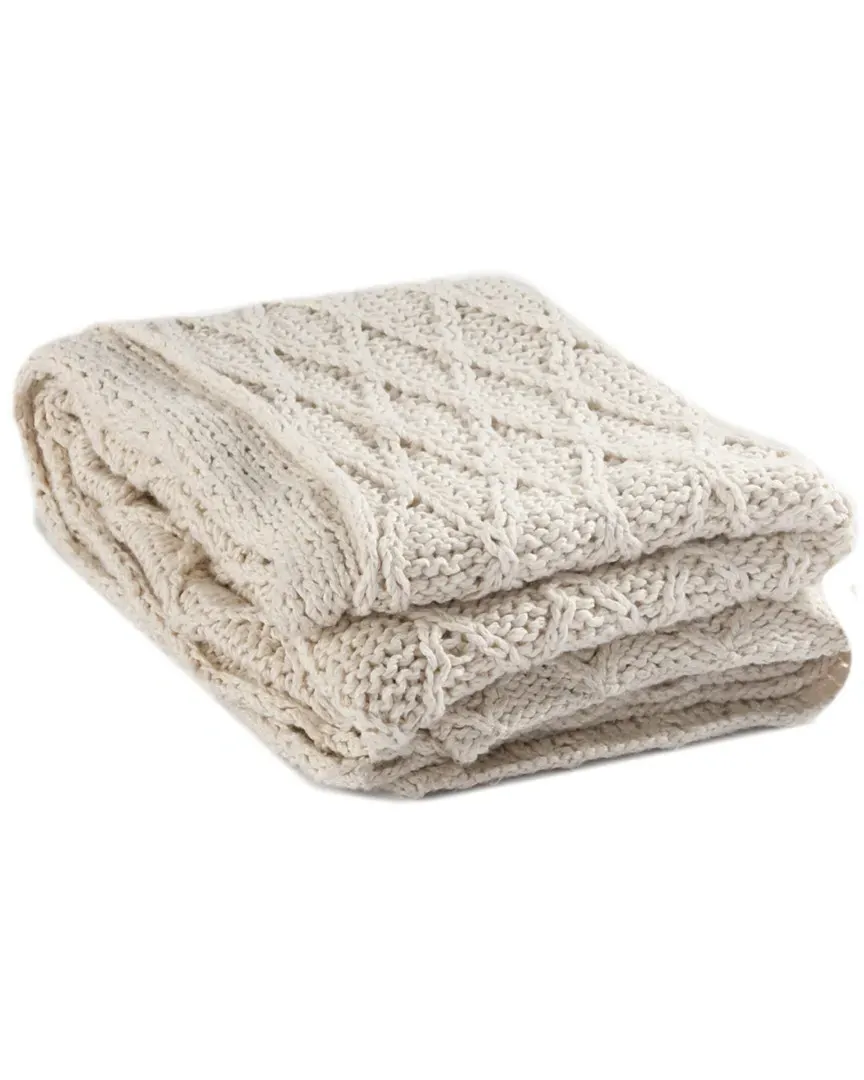 Porter Throw Blanket - Ivory, Cotton image