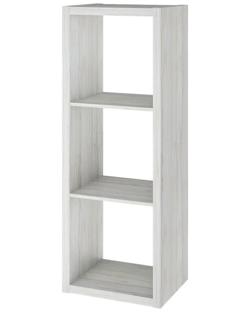 3-Cube Storage Organizer - Brown, Wood Laminate