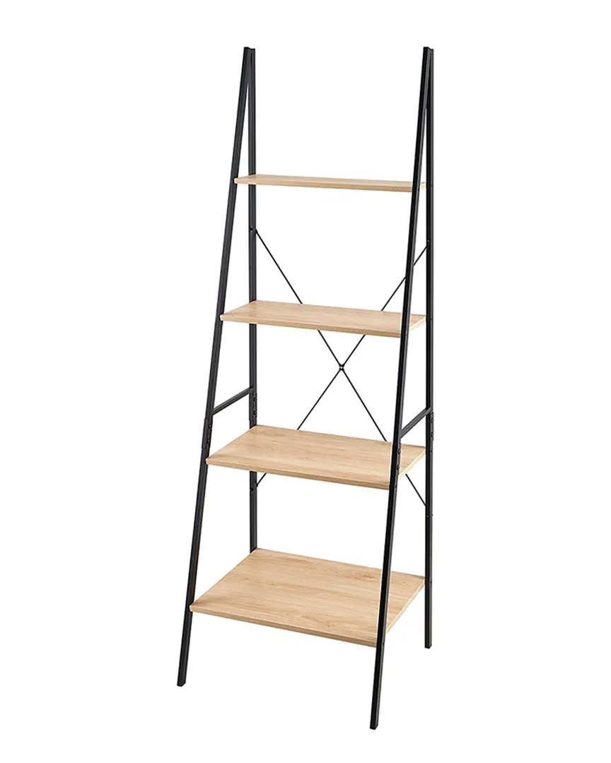 4-Tier Ladder Shelf - Neutral, Laminated Wood image