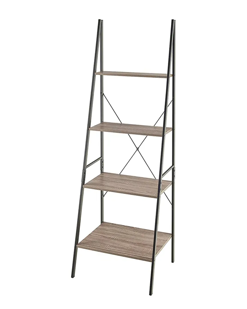 4-Tier Ladder Shelf - Neutral, Laminated Wood image