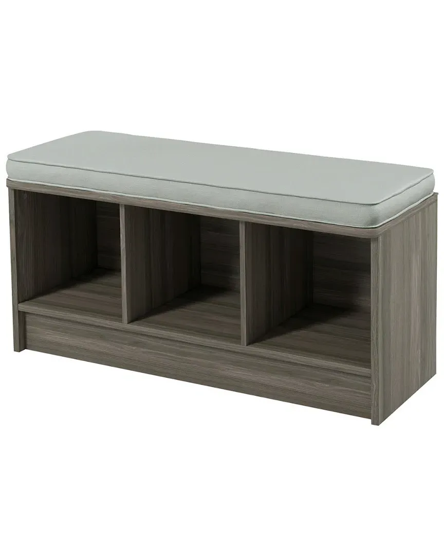 Cubeicals 3-Cube Storage Bench - Grey