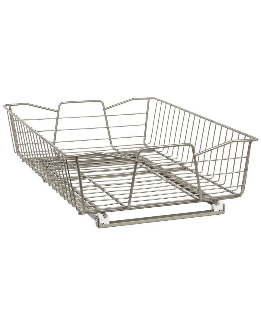 Single Tier Pull-Out Wire Cabinet Organizer