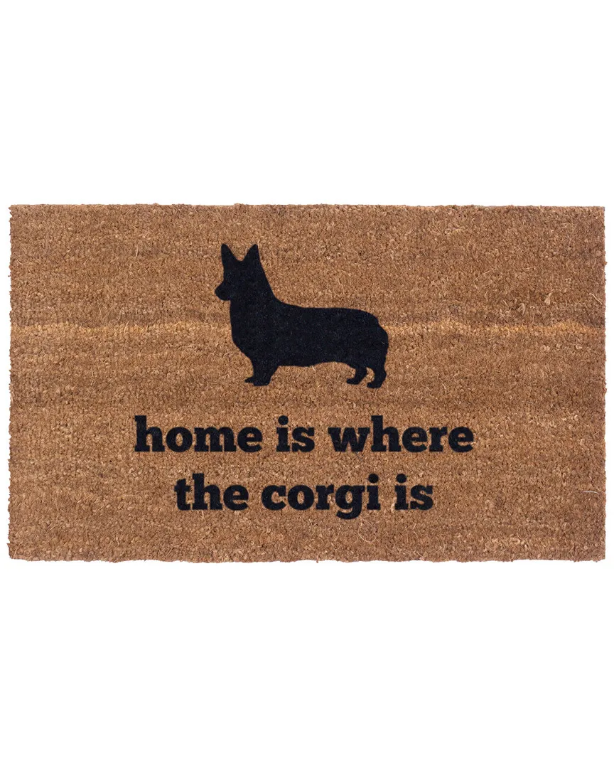 Home Is Where The Corgi Is Doormat - Natural image
