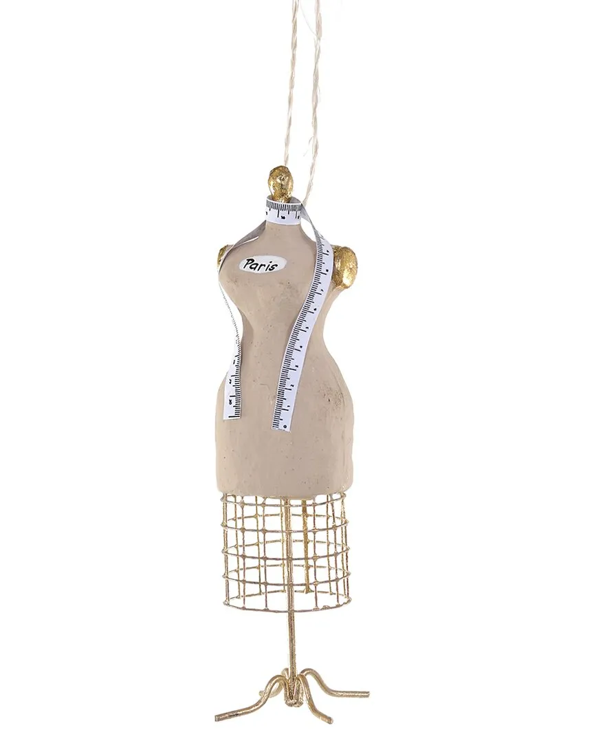 French Dress Form Ornament - Multicolor, Resin image