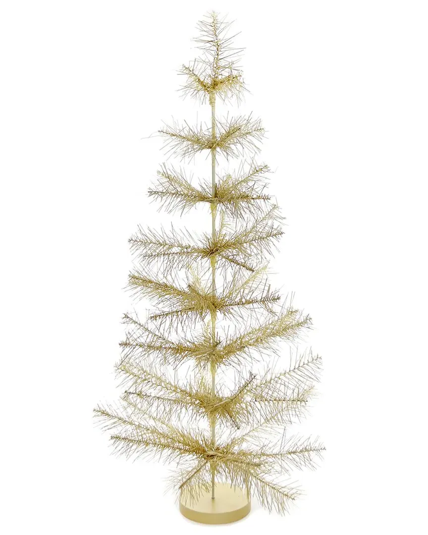 Shaggy Mylar Tree - Gold image
