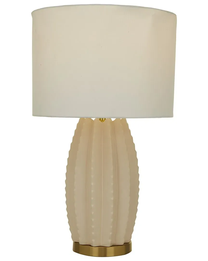 Ceramic Gourd Table Lamp - Cream image