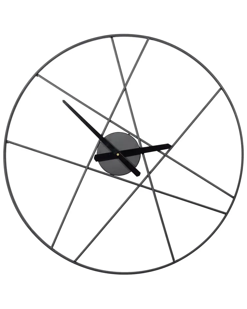 Wall Clock - Black, Metal