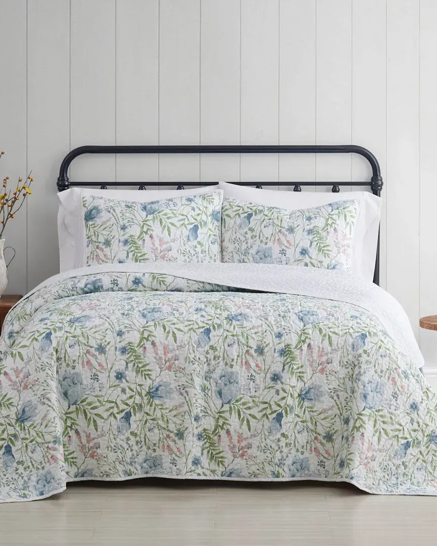 Field Floral Quilt Set - Multi image