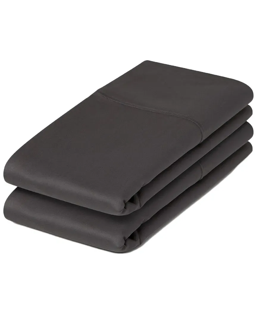 1000 Thread Count Pima Cotton Pillowcase Pair - Granite image