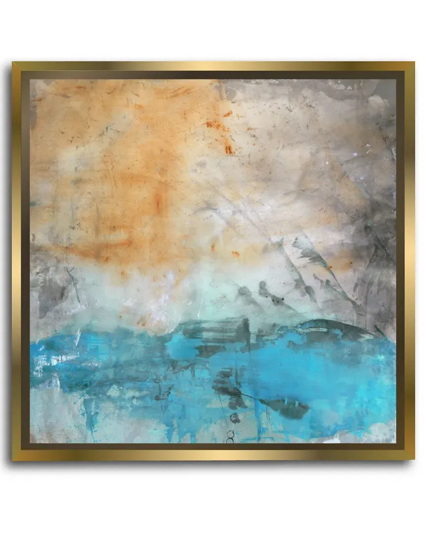 Cascade Art Print - Framed Canvas image