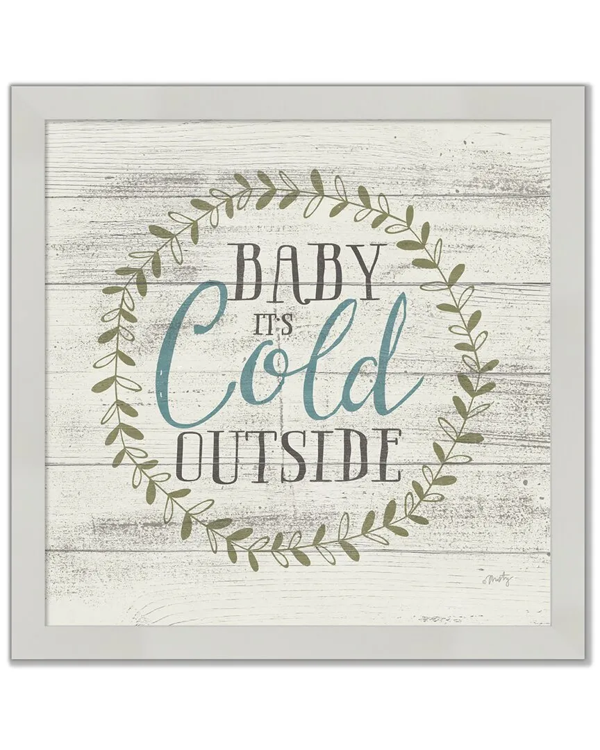 It's Cold Framed Art - Multicolor image
