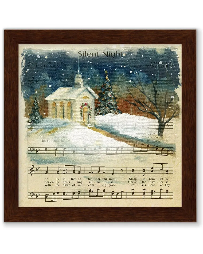 Silent Night Framed Art - Multicolor image
