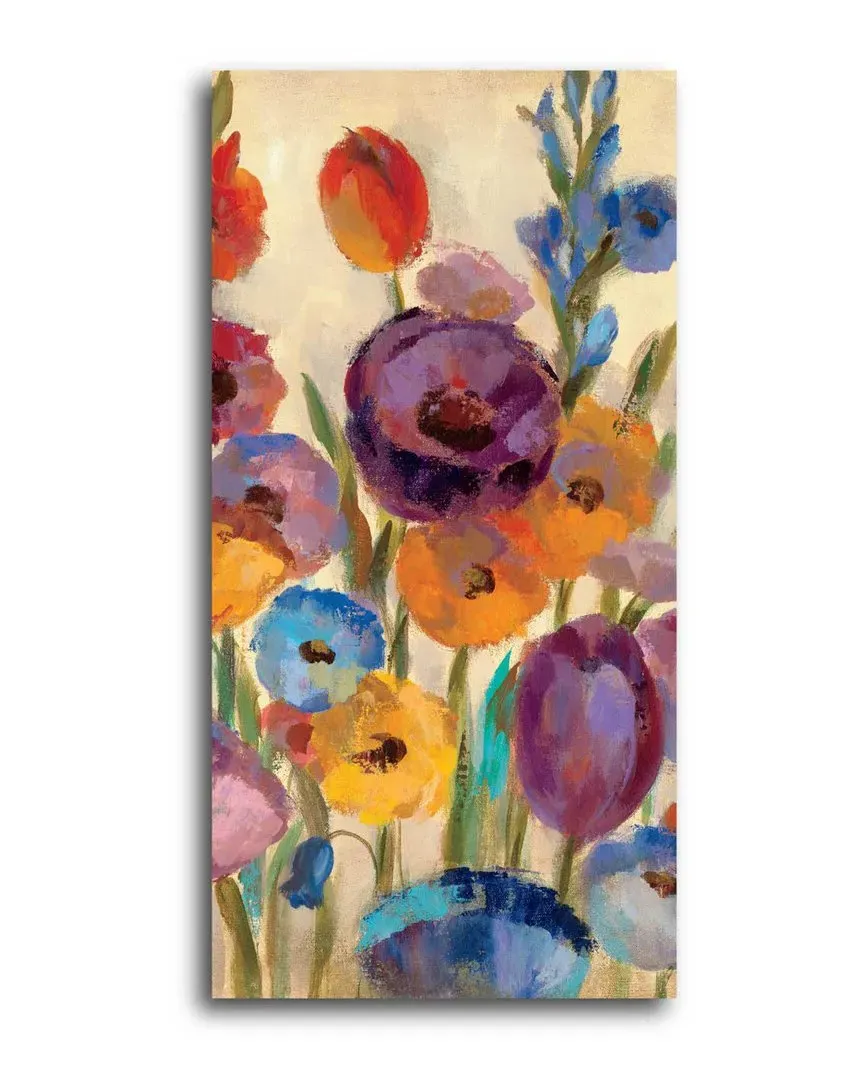 Wild Flowers I Wall Decor Canvas Print - 12x24 inch image