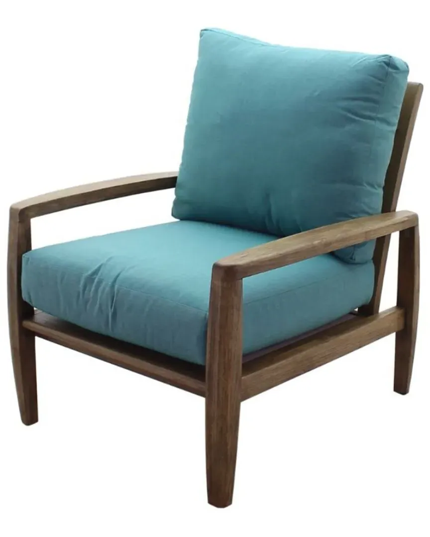 Avalon Teak Lounge Chair - Heather Gray image