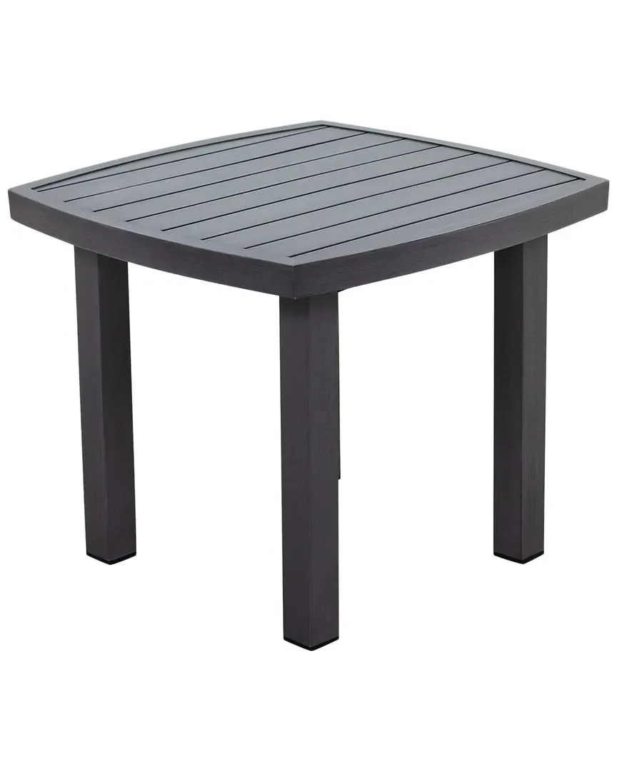 Cabo Square End Table - Grey, Aluminum image