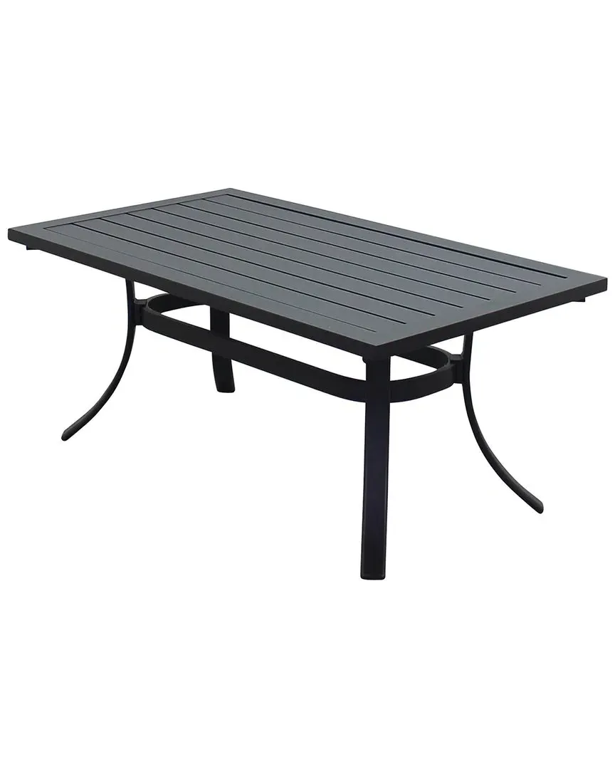 Santa Fe Aluminum Coffee Table - Java Brown