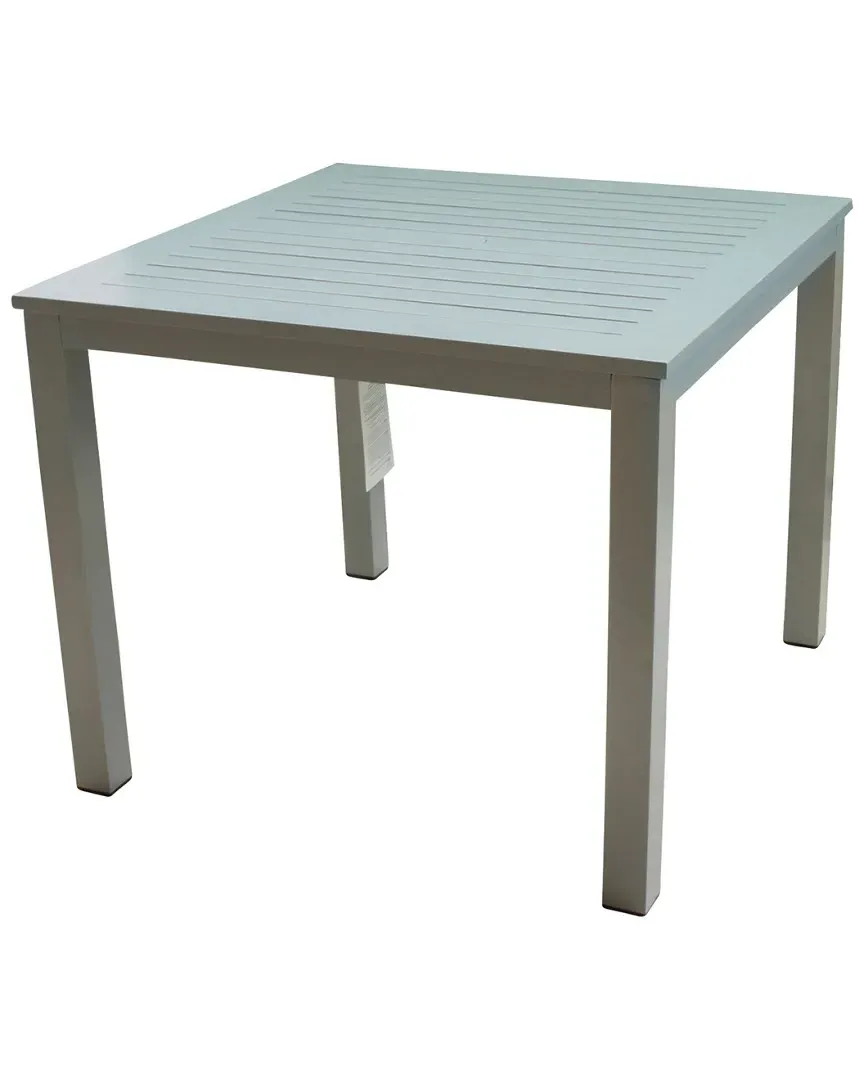 Skyline Square Outdoor Dining Table - Grey, Aluminum image