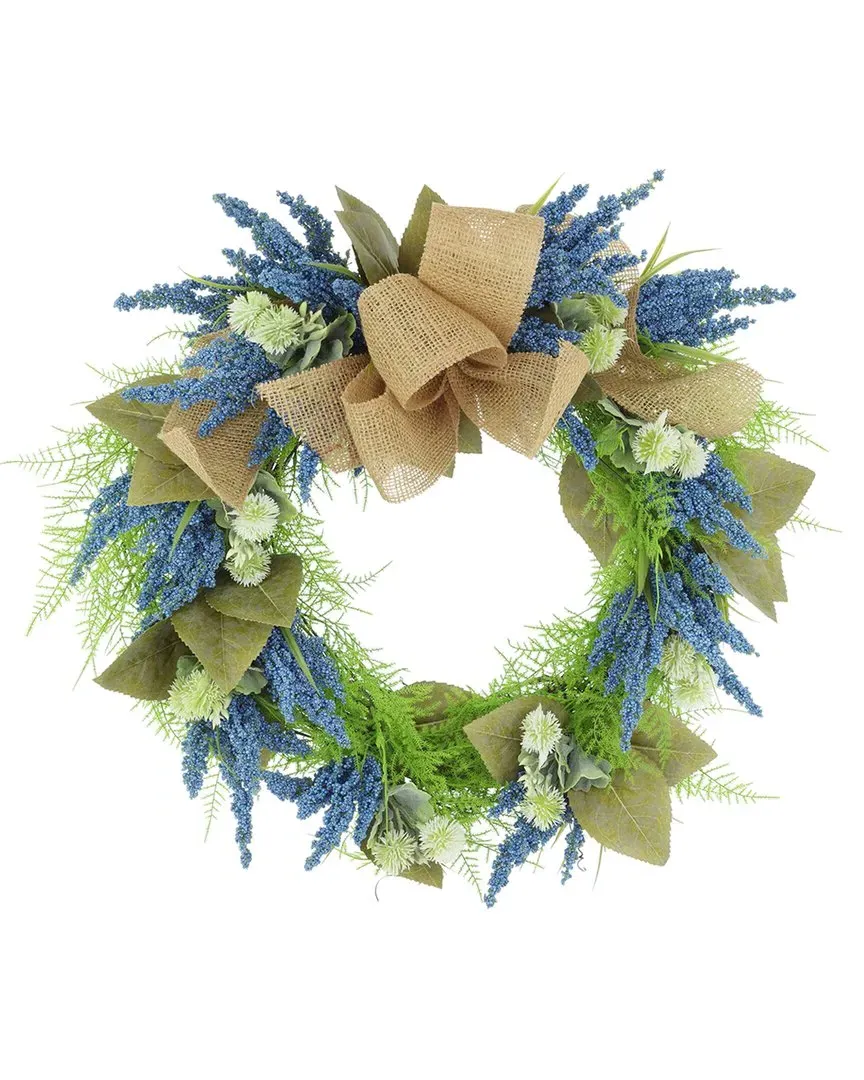 24'' Farmhouse Wreath with Heather & Thistle image