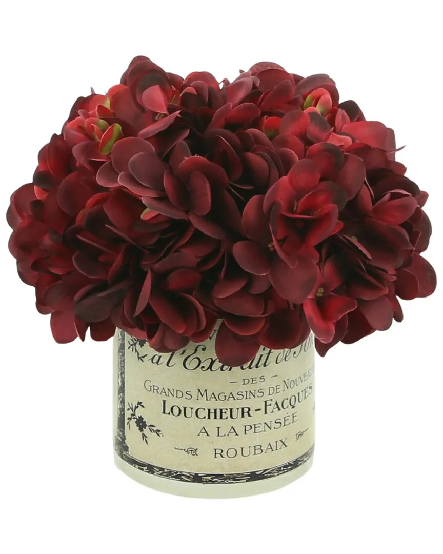 Creative Displays Hydrangea Floral Arrangement - Burgundy image