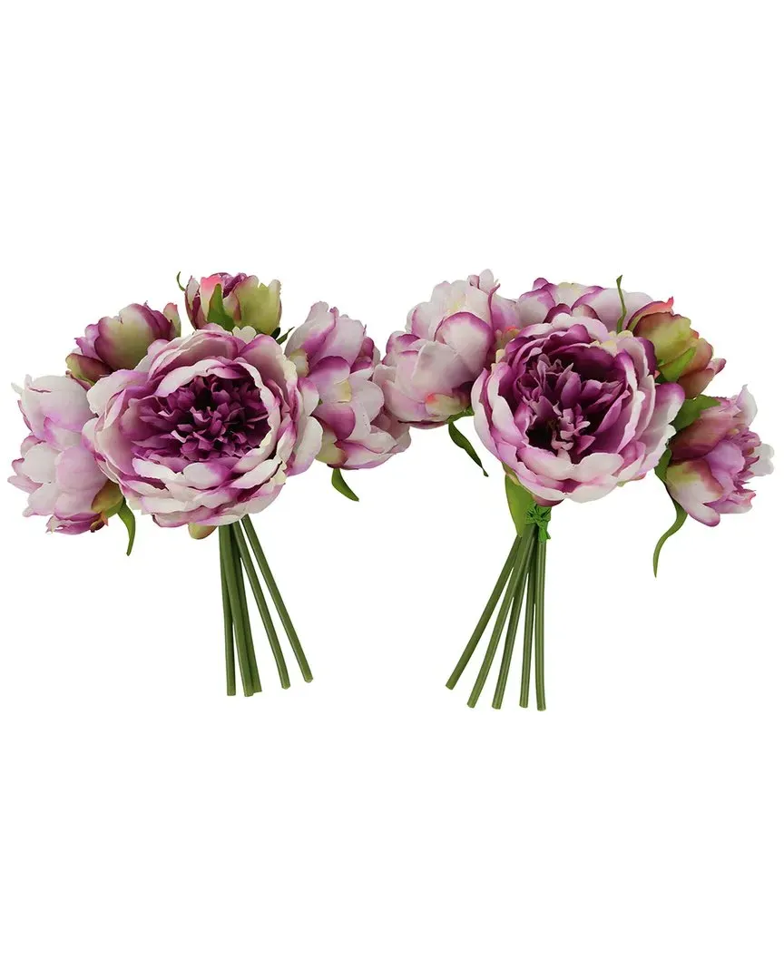 Peony Bouquet Bundle - Purple, Polysilk image