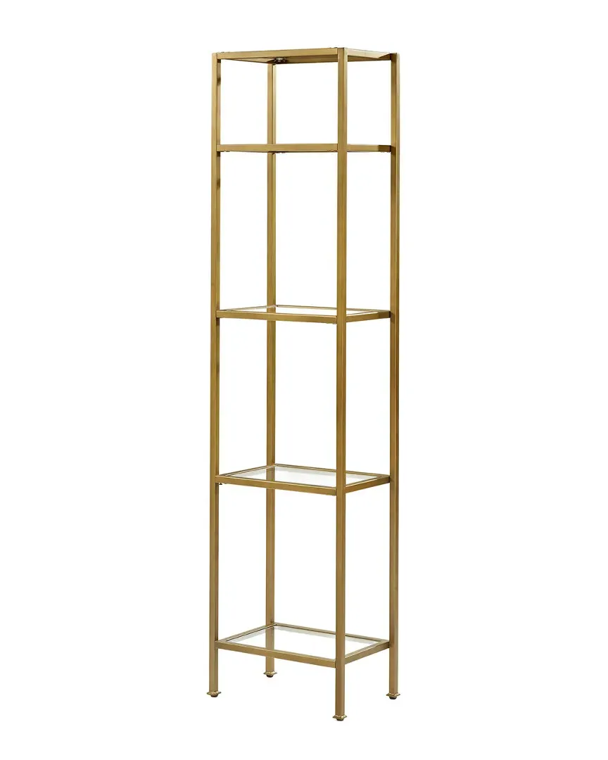 Aimee Narrow Etagere - Soft Gold, Steel image