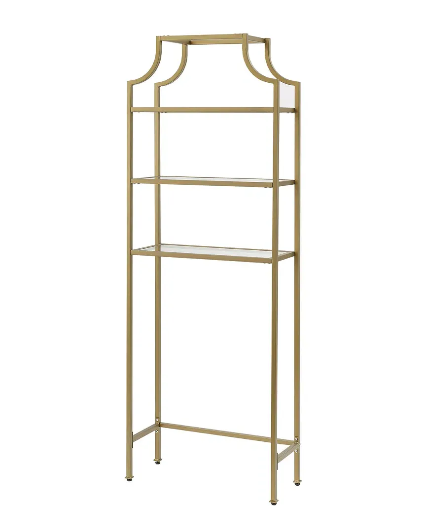 Aimee Over-Toilet Storage Unit - Gold, Steel image