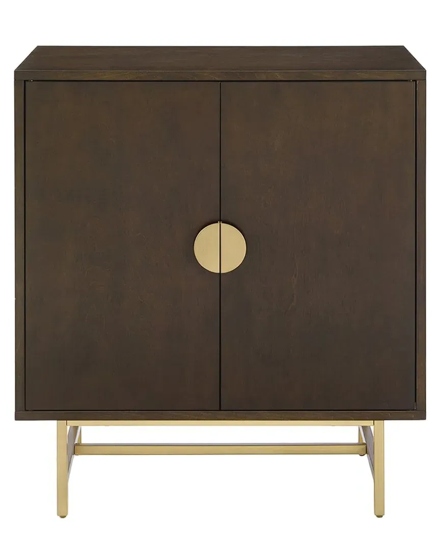 Blair Bar Cabinet with Wine Storage - Dark Brown