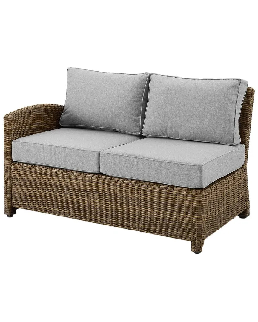 Bradenton Right Side Sectional Loveseat - Gray, Wicker