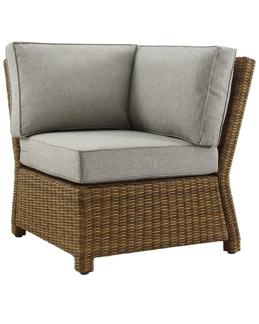 Bradenton Sectional Corner Chair - Gray, Wicker