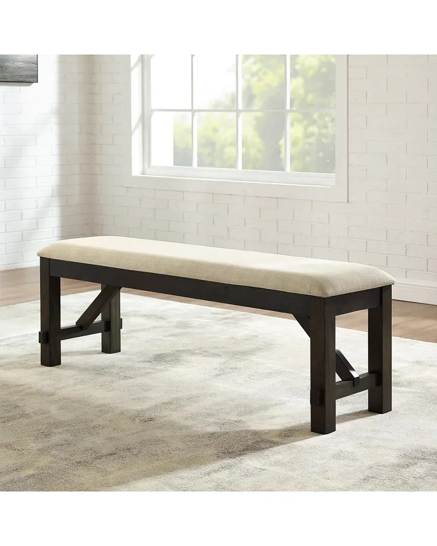 Hayden Dining Bench - Slate, Linen image