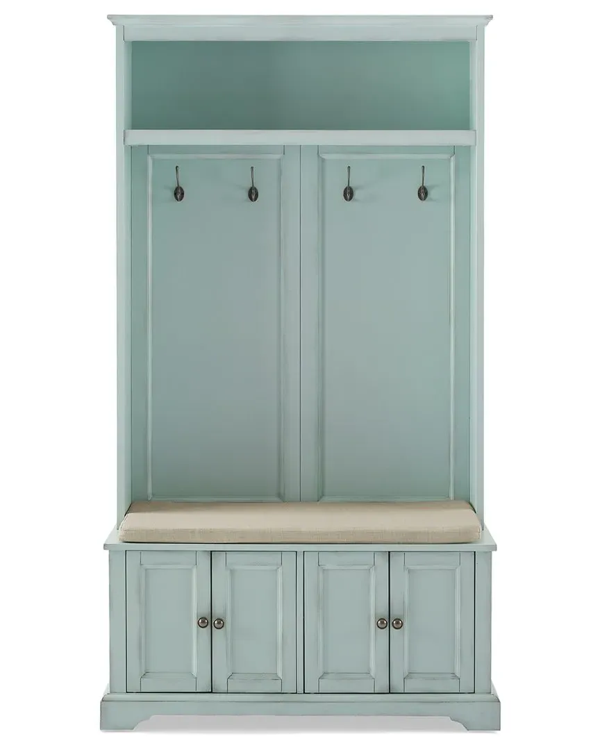 Holbrook Hall Tree with Storage - Distressed Blue image