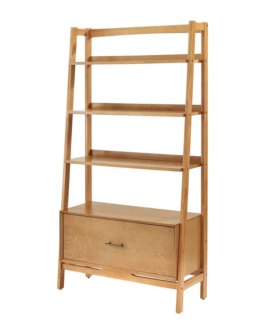 Landon Large Etagere with Drawer - Acorn