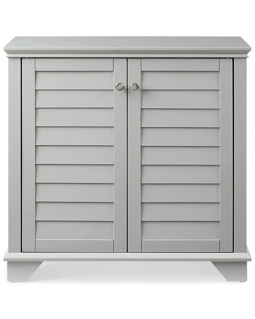 Lydia Storage Cabinet with Adjustable Shelves - Gray