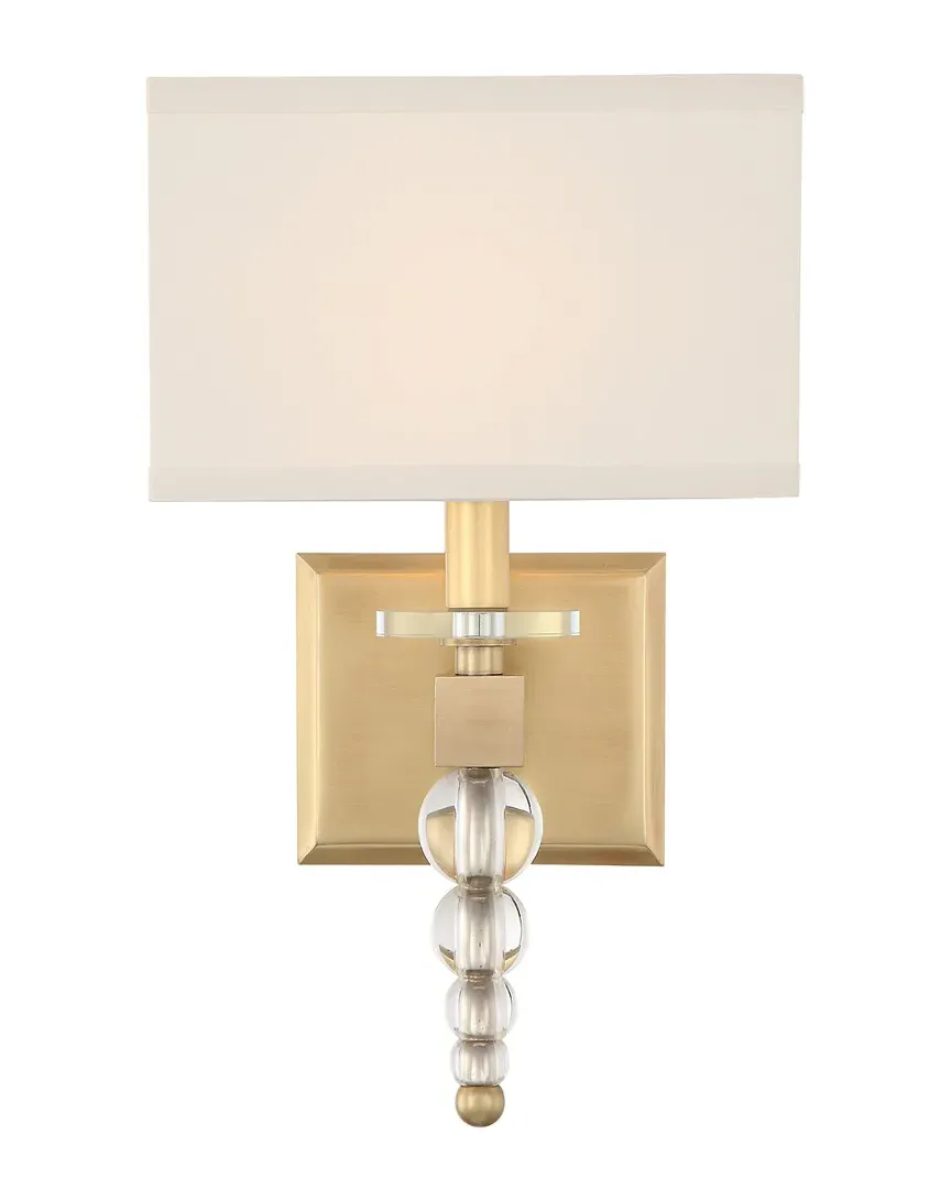 1-Light Clover Sconce - Aged Brass, Steel image