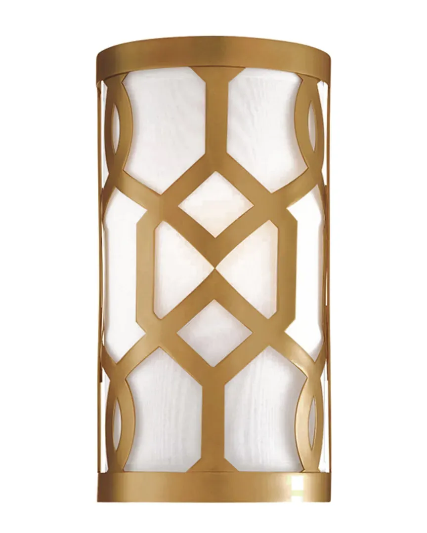 1-Light Jennings Sconce - Aged Brass, Linen image