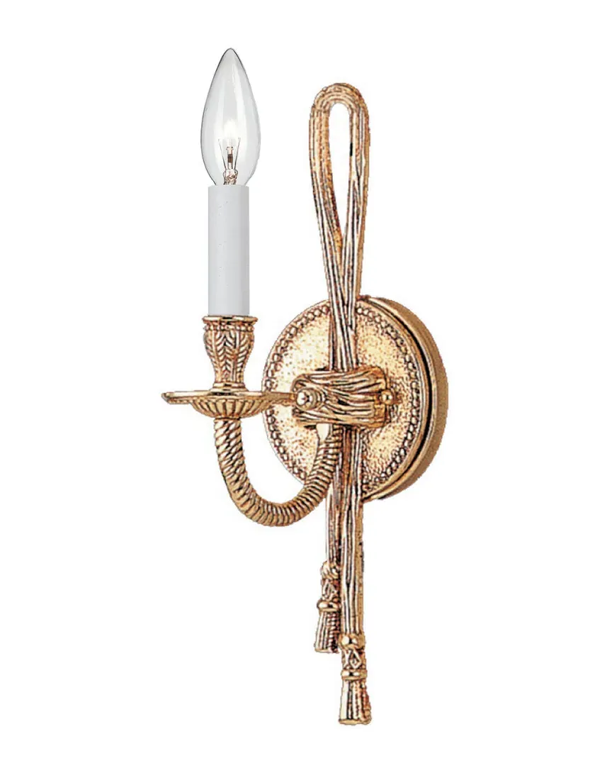 1-Light Sconce - Old Brass