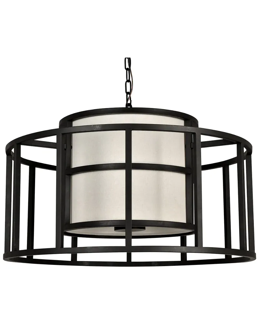 5-Light Hulton Chandelier - Matte Black, Steel