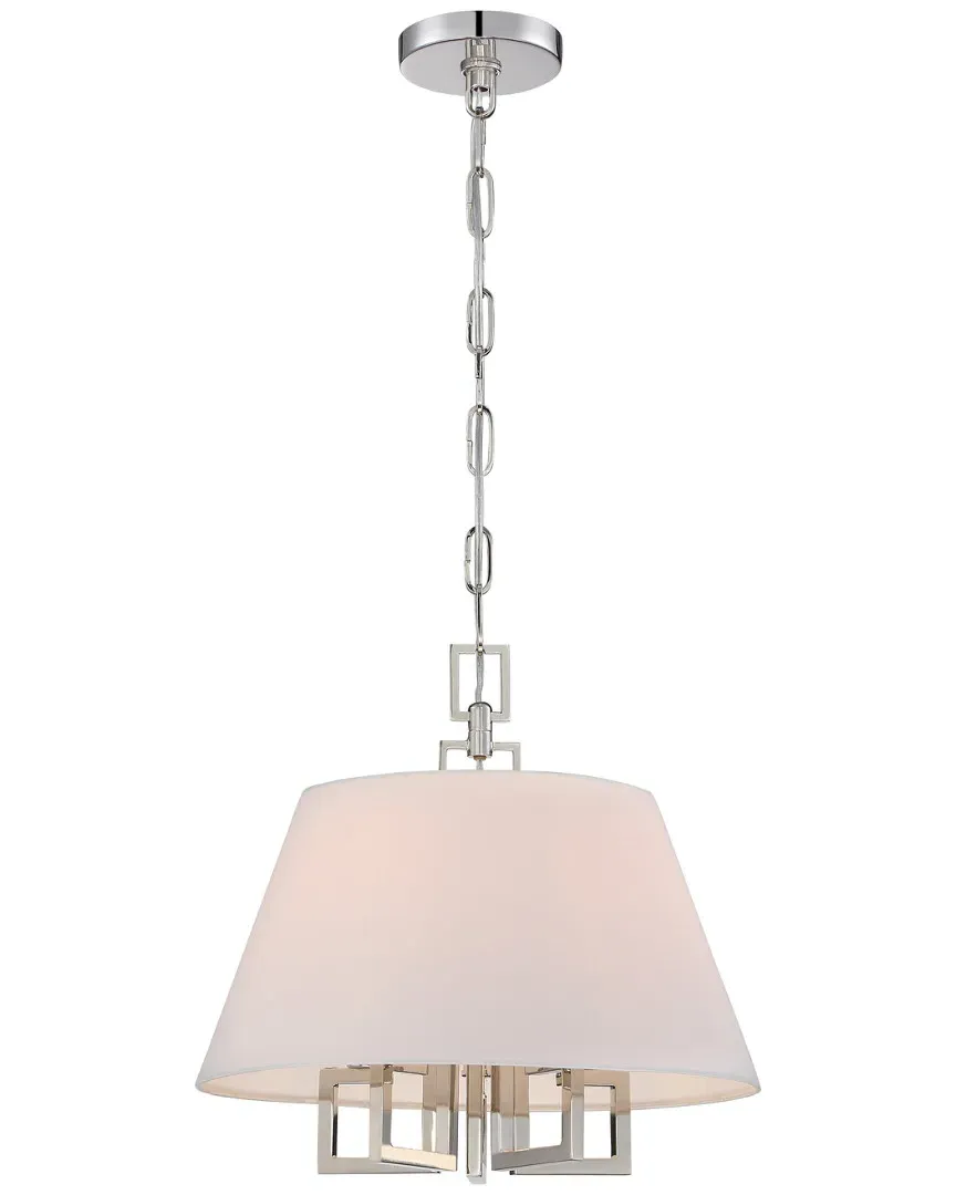 5-Light Libby Langdon Westwood Chandelier - Polished Nickel